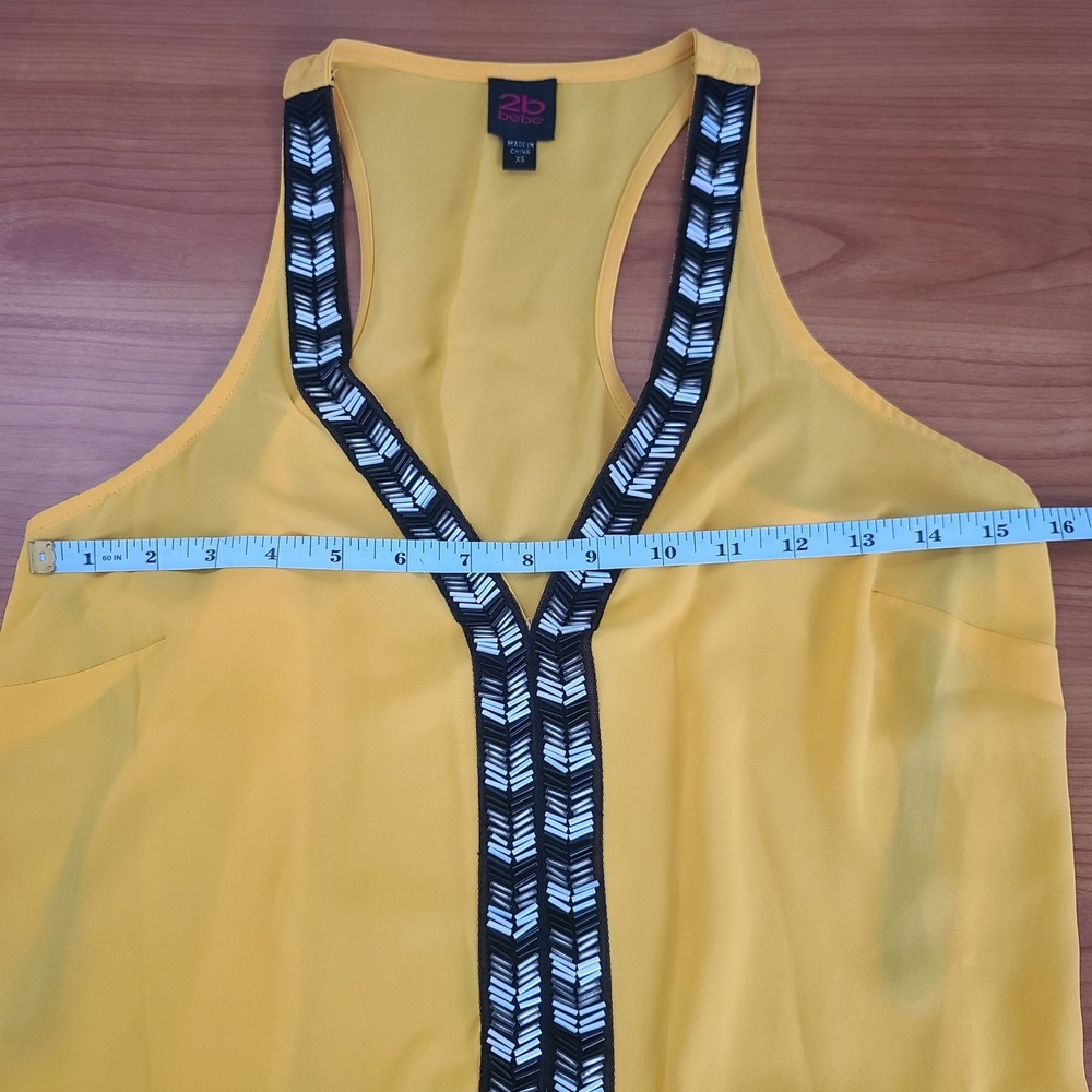 2b bebe‎ Top Size sx Yellow Color - Picture 5 of 8